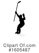 Hockey Player Clipart #1605487 by AtStockIllustration