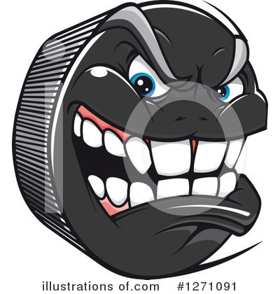 Royalty-Free (RF) Hockey Puck Clipart Illustration by Vector Tradition SM - Stock Sample #1271091