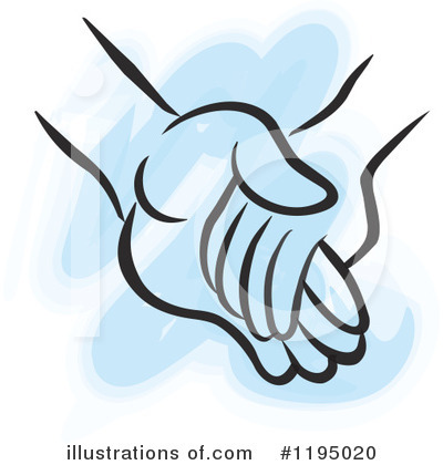 Royalty-Free (RF) Holding Hands Clipart Illustration by Johnny Sajem - Stock Sample #1195020