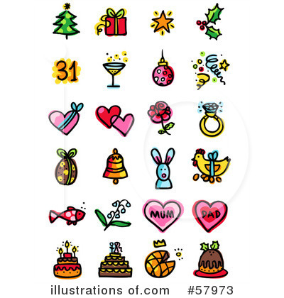 Royalty-Free (RF) Holidays Clipart Illustration by NL shop - Stock Sample #57973
