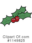 Holly Clipart #1149825 by lineartestpilot