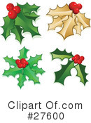 Holly Clipart #27600 by KJ Pargeter