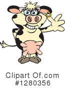 Holstein Cow Clipart #1280356 by Dennis Holmes Designs