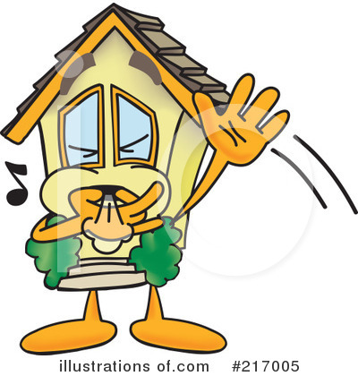 Home Mascot Clipart #217005 by Mascot Junction