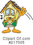 Home Mascot Clipart #217005 by Mascot Junction