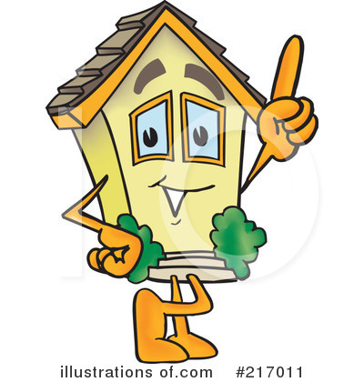 Home Mascot Clipart #217011 by Mascot Junction