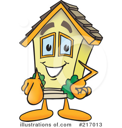 Home Mascot Clipart #217013 by Mascot Junction