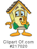 Home Mascot Clipart #217020 by Mascot Junction