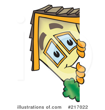 Royalty-Free (RF) Home Mascot Clipart Illustration by Mascot Junction - Stock Sample #217022