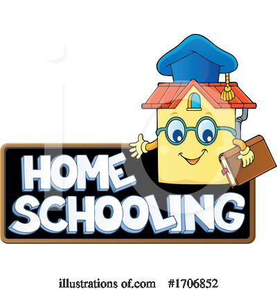 Home School Clipart #1706852 by visekart