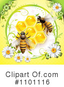Honey Bee Clipart #1101116 by merlinul