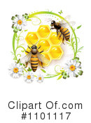 Honey Bee Clipart #1101117 by merlinul