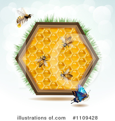 Royalty-Free (RF) Honey Clipart Illustration by merlinul - Stock Sample #1109428