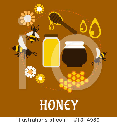 Royalty-Free (RF) Honey Clipart Illustration by Vector Tradition SM - Stock Sample #1314939