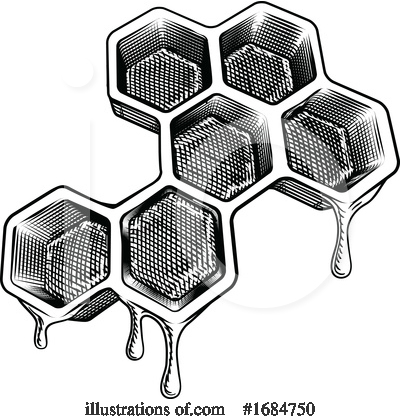 Royalty-Free (RF) Honeycomb Clipart Illustration by AtStockIllustration - Stock Sample #1684750