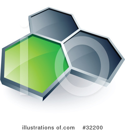 Hexagon Clipart #32200 by beboy