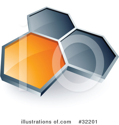 Royalty-Free (RF) Honeycomb Clipart Illustration by beboy - Stock Sample #32201