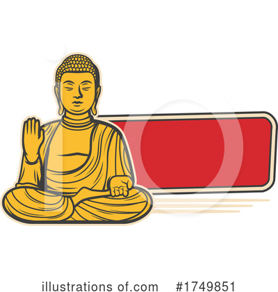 Buddha Clipart #1749851 by Vector Tradition SM