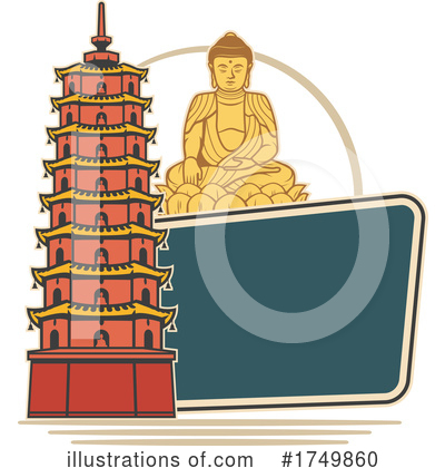 Pagoda Clipart #1749860 by Vector Tradition SM