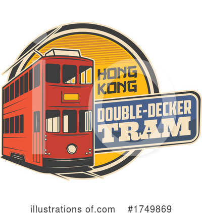 Double Decker Clipart #1749869 by Vector Tradition SM
