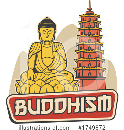 Buddhism Clipart #1749872 by Vector Tradition SM