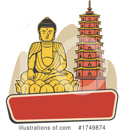 Buddhism Clipart #1749874 by Vector Tradition SM