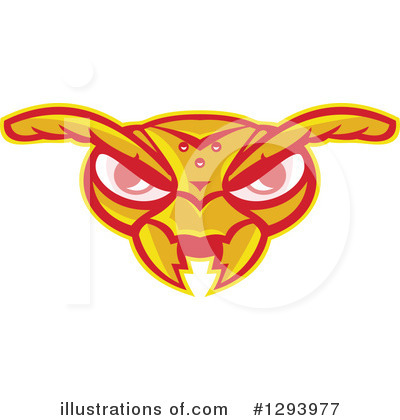 Royalty-Free (RF) Hornet Clipart Illustration by patrimonio - Stock Sample #1293977
