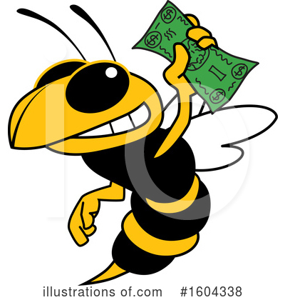 Royalty-Free (RF) Hornet Clipart Illustration by Mascot Junction - Stock Sample #1604338