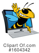 Hornet Clipart #1604342 by Mascot Junction