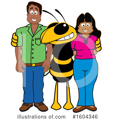 Yellow Jacket Clipart #1604346 by Mascot Junction