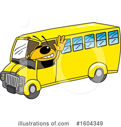 School Bus Driver Clipart #1604349 by Mascot Junction