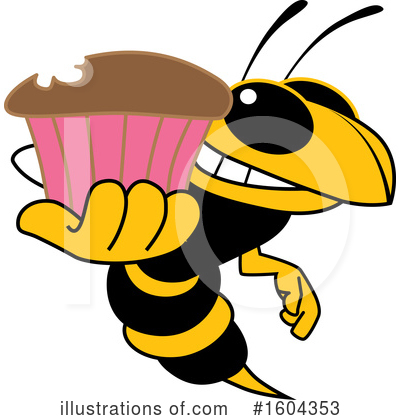 Yellow Jacket Clipart #1604353 by Mascot Junction