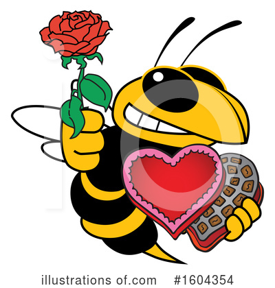 Yellow Jacket Clipart #1604354 by Mascot Junction