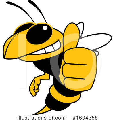 Royalty-Free (RF) Hornet Clipart Illustration by Mascot Junction - Stock Sample #1604355
