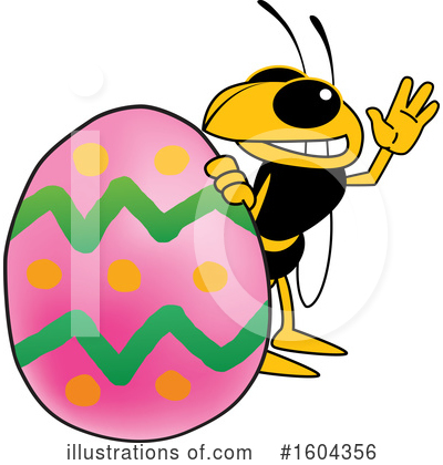 Yellow Jacket Clipart #1604356 by Mascot Junction