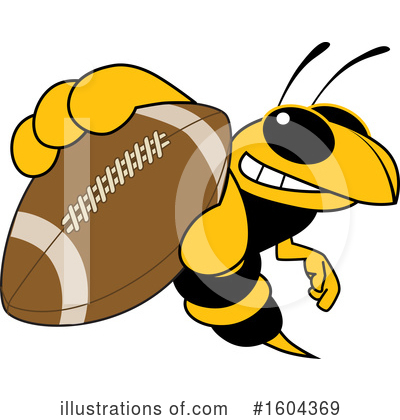 Yellow Jacket Clipart #1604369 by Mascot Junction