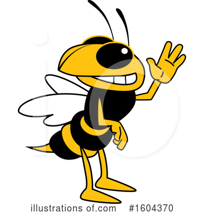 Yellow Jacket Clipart #1604370 by Mascot Junction