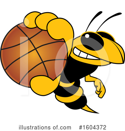 Yellow Jacket Clipart #1604372 by Mascot Junction