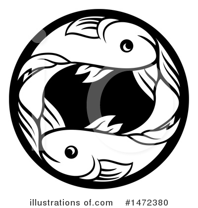 Pisces Clipart #1472380 by AtStockIllustration