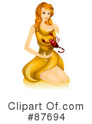 Horoscope Woman Clipart #87694 by BNP Design Studio