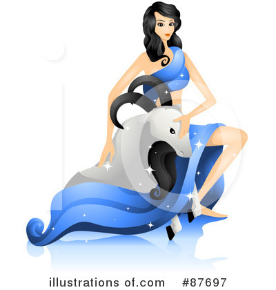 Royalty-Free (RF) Horoscope Woman Clipart Illustration by BNP Design Studio - Stock Sample #87697