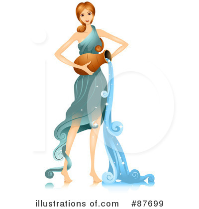 Royalty-Free (RF) Horoscope Woman Clipart Illustration by BNP Design Studio - Stock Sample #87699