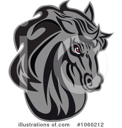 Royalty-Free (RF) Horse Clipart Illustration by Vector Tradition SM - Stock Sample #1060212