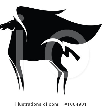 Royalty-Free (RF) Horse Clipart Illustration by Vector Tradition SM - Stock Sample #1064901