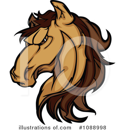 Royalty-Free (RF) Horse Clipart Illustration by Chromaco - Stock Sample #1088998