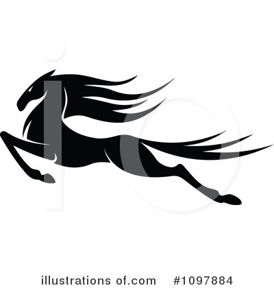 Royalty-Free (RF) Horse Clipart Illustration by Vector Tradition SM - Stock Sample #1097884