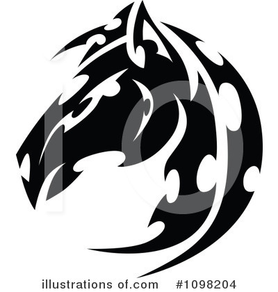 Royalty-Free (RF) Horse Clipart Illustration by Chromaco - Stock Sample #1098204