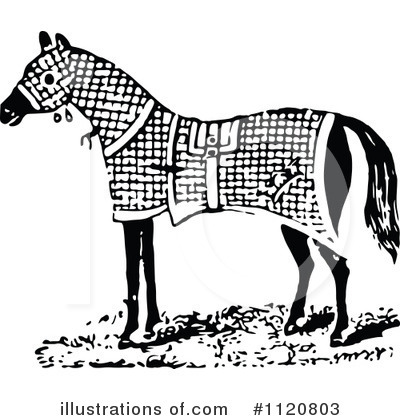 Royalty-Free (RF) Horse Clipart Illustration by Prawny Vintage - Stock Sample #1120803