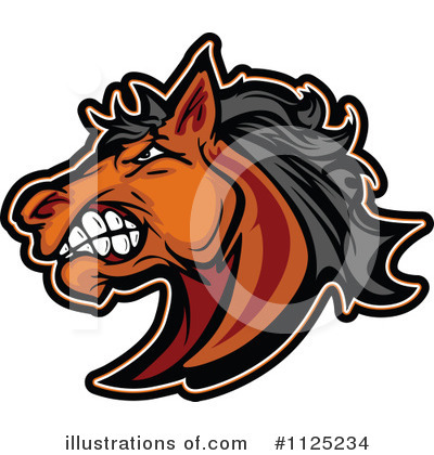 Royalty-Free (RF) Horse Clipart Illustration by Chromaco - Stock Sample #1125234