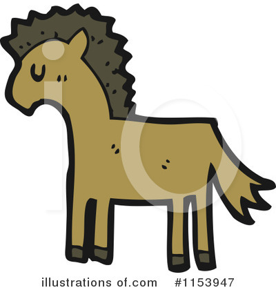 Royalty-Free (RF) Horse Clipart Illustration by lineartestpilot - Stock Sample #1153947